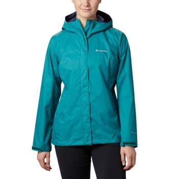 Columbia Arcadia II Rain, Chamarras Verdes Claro Para Mujer | 127053-KZA